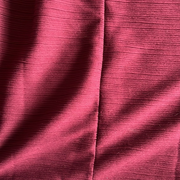 Burgundy long sleeve cross cross back dress Medium - Picture 11 of 11